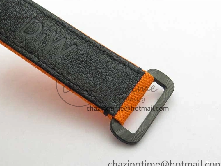 MiroTime 0321 Daytona DIW Carbon Noob 1:1 Best Edition Black Orange Dial on Orange Nylon Strap SA TopPick 2586